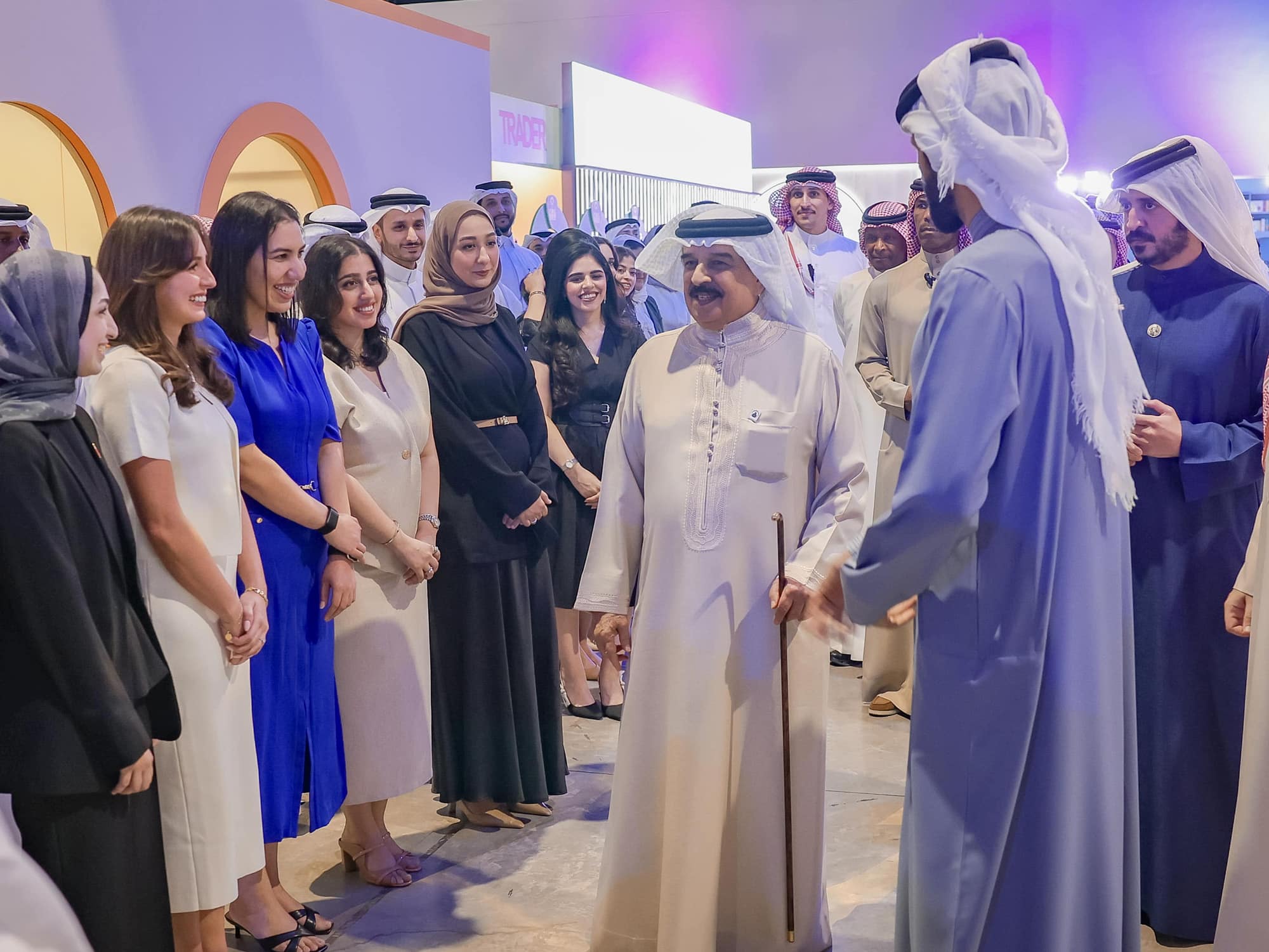 His Majesty the King Visits Youth City 2030